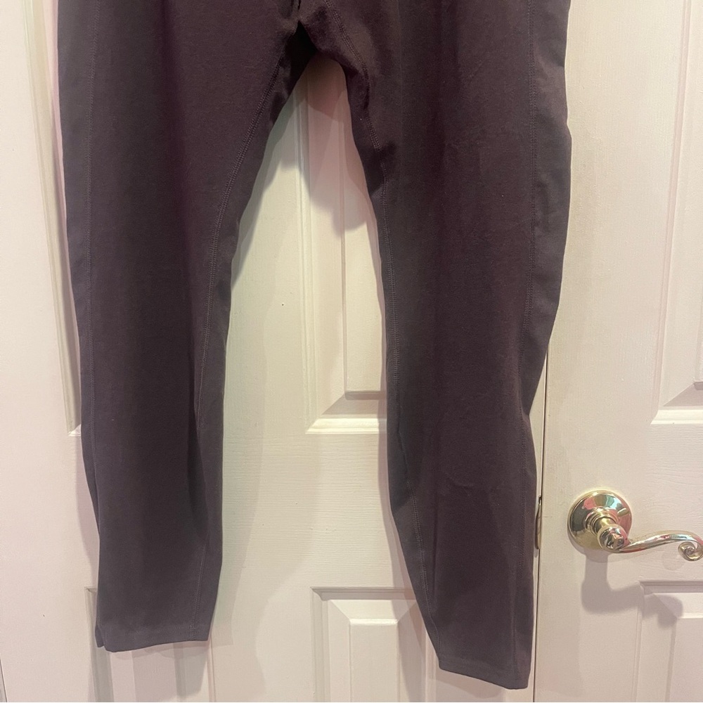 Pact Organic Leggings Brown Skinny Ankle Eco Friendly Athleisure Size XXL - Picture 3 of 8
